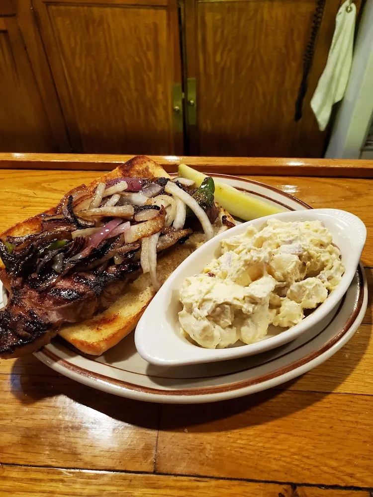 Steak Sandwich & Potato Salad